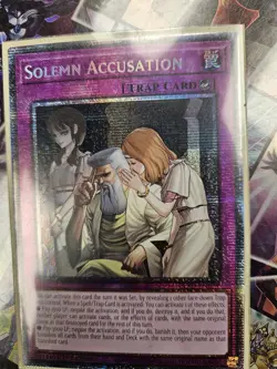 BLZD-EN079 Solemn Accusation Starlight Rare 1st Edition YuGiOh - Image 1