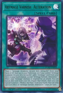 Artmage Varnish -Alteration- - UR - DUAD-EN058 - 1st Ed - YuGiOh - Image 1