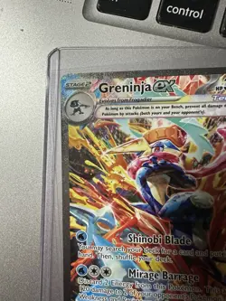 2024 POKEMON GRENINJA EX TWILIGHT MASQUERADE SPECIAL ILLUSTRATION #214/167!! - Image 3