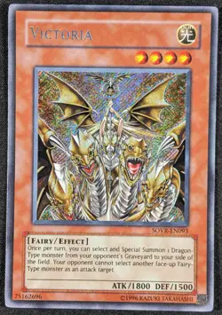 Victoria 1996 Stardust Overdrive Secret Rare Holo Yugioh SOVR-EN093 (EX) - Image 1