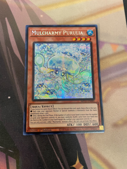 YUGIOH - MULCHARMY PURULIA - PRISMATIC SECRET RARE - MP25 - NM - 1ST ED - Image 1