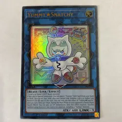Yugioh! Yummy⭐Snatchy *COLLECTOR'S RARE* Justice Hunters JUSH-EN022 NM In Hand - Image 1
