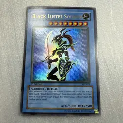 Black Luster Soldier SYE-024 Yugioh TCG Card Ultra Rare 1st Ed LP - Image 1