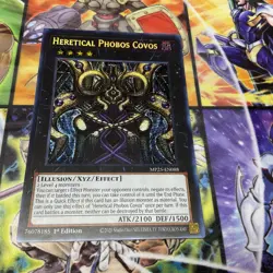 1x (M/NM) Heretical Phobos Covos MP25-EN088 Prismatic Secret Rare 1st Ed. Yugioh - Image 1