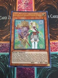 Yugioh Ikelos, the Dream Mirror Sprite RIRA-EN085 Ultra Rare 1st Edition NM - Image 1