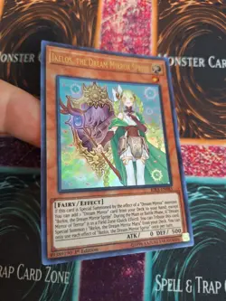 Yugioh Ikelos, the Dream Mirror Sprite RIRA-EN085 Ultra Rare 1st Edition NM - Image 2