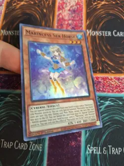 Yugioh Marincess Sea Horse MP20-EN102 Super Rare 1st Edition Near Mint - Image 2