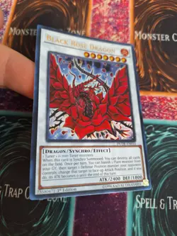 Yugioh Black Rose Dragon DUDE-EN010 Ultra Rare 1st Edition Near Mint - Image 2