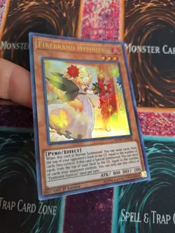 Yugioh Firebrand Hymnist DUOV-EN028 Ultra Rare 1st Edition Near Mint - Image 2