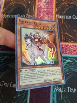 Yugioh Valkyrie Erda MP20-EN089 Super Rare 1st Edition Near Mint - Image 2