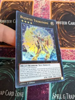 Yugioh Bujintei Tsukuyomi BLLR-EN069 Ultra Rare 1st Edition Moderately Played - Image 2