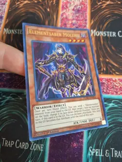 Yugioh Elementsaber Molehu FLOD-EN024 Ultra Rare 1st Edition Near Mint - Image 2