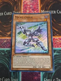 Yugioh Micro Coder TOCH-EN042 Super Rare Unlimited Near Mint - Image 1