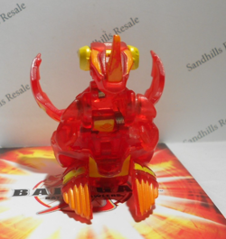 Bakugan Helix Dragonoid Red Pyrus Translucent Gundalian Invaders 720G - no DNA - Image 3