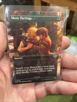Many Partings (Borderless), Universes: Lord of the Rings: Middle-earth #445 MTG - Image 1