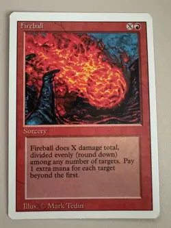 Fireball - MTG - REVISED (3rd) - ENGLISCH - ©1994 M/NM Common - Image 1