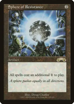 MTG Sphere of Resistance Exodus 139 Regular Rare - Image 1