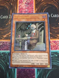 Yugioh Wightmare DUOV-EN065 Ultra Rare 1st Edition Near Mint - Image 1