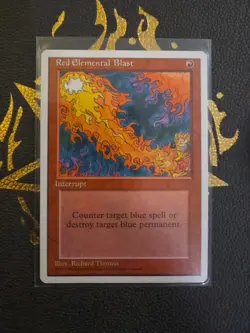 Magic The Gathering, Red Elemental Blast, Core Set 4th Edition, Regular - Image 1