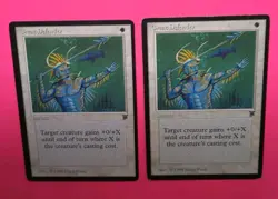 Magic the Gathering MTG Legends GREAT DEFENDER X 2 LP/EX & MP U Nice! - Image 2