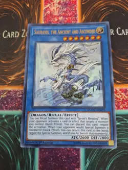 Yugioh Sauravis, the Ancient and Ascended DUOV-EN075 Ultra 1st Edition NM - Image 1