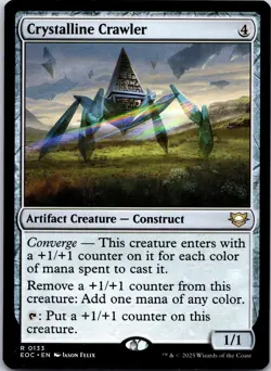 Crystalline Crawler 133 Commander: Edge of Eternities Magic: The Gathering NM - Image 1