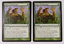 2x Vines of Vastwood MTG, Zendikar, Regular, LP - Image 1