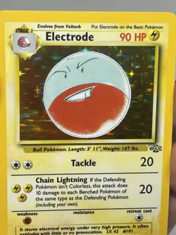 Pokemon TCG Electrode Jungle 2/64 Holo Unlimited Rare Card WOTC NM SUPER CLEAN. - Image 3
