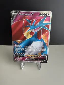 Salamence V 185/189 Full Art Ultra Rare - Pokemon TCG Darkness Ablaze - NM - Image 1