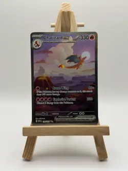 Pokemon TCG Charizard ex 199/165 Scarlet & Violet 151 Special Illustration Rare - Image 1