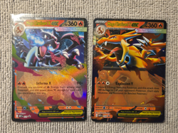 Pokemon TCG ‘Mega Charizard X ex 029 & Mega Charizard Y ex 030’ Black Star Promo - Image 1