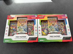 2x Pokemon First Partner Illustration Collection Box Series 1 - NEW - SEALED - Image 1
