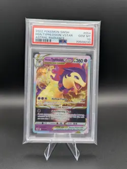 2022 POKEMON SWORD & SHIELD ASTRAL RADIANCE #054 HISUIAN TYPHLOSION VSTAR PSA 10 - Image 1