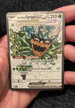 Pokemon Teal Mask Ogerpon ex 166 SV Promo Ultra Rare Holo -near mint - Image 1