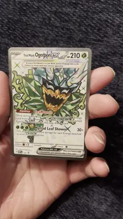 Pokemon Teal Mask Ogerpon ex 166 SV Promo Ultra Rare Holo -near mint - Image 2