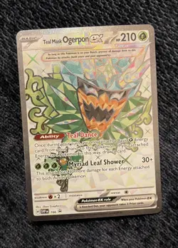Pokemon Teal Mask Ogerpon ex 166 SV Promo Ultra Rare Holo -near mint - Image 4