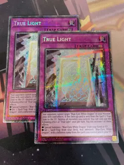 YUGIOH - TRUE LIGHT X2 - STARLIGHT RARE - MP25 - NM - 1ST ED - Image 1