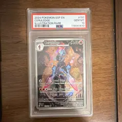 Pokemon TCG Ceruledge SV08 Surging Sparks Illustration Rare Holo 197/191 PSA 10 - Image 1