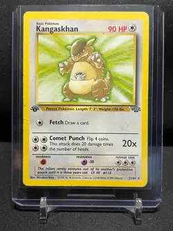 Kangaskhan 21/64 Rare Pokemon 1999 Jungle 1st Edition - HP - Image 1