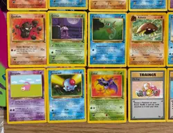 Pokemon Bundle - Complete Common/Uncommon Fossil Set - Vintage - Near Mint NM - Image 4