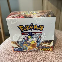 Pokemon Scarlet & Violet Surging Sparks Display Booster Box (36 Packs), Sealed - Image 1