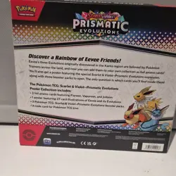 Pokemon TCG Scarlet & Violet Prismatic Evolutions Poster Box Promo Booster - Image 2