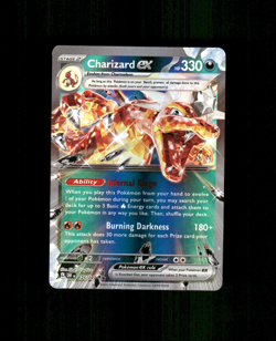 Custom Holo Charizard Card Charizard EX Card READ DESCRIPTION BELOW - Image 1