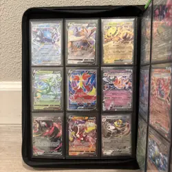 Pokemon Card Binder Collection Lot Mewtwo ex, Miraidon ex, V and Ex + More - Image 2