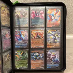 Pokemon Card Binder Collection Lot Mewtwo ex, Miraidon ex, V and Ex + More - Image 3