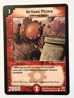 Artisan Picora Duel Masters DM01 Common card TCG CCG - Image 1