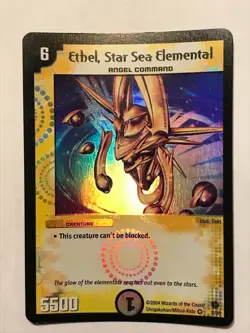 Ethel, Star Sea Elemental Duel Masters DM02 Very Rare card FOIL TCG CCG - Image 1
