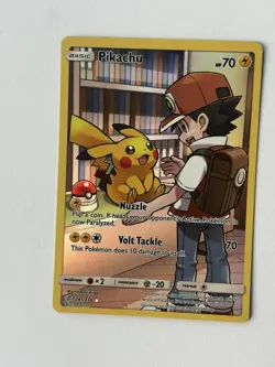 Pokemon Cards Pikachu 241/236 Cosmic Eclipse Secret Rare NM - Image 1