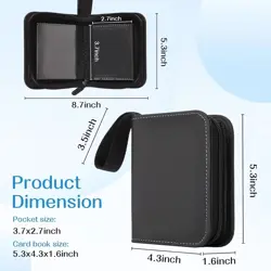 1 Pocket Card Binder – Collectible Trading Card Album, Single Card Holder with 2 - Image 4