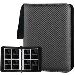 400 Pockets Zipper Card Binder Album Card Book Folder for MTG, TCG, Yugioh Cards - Image 1